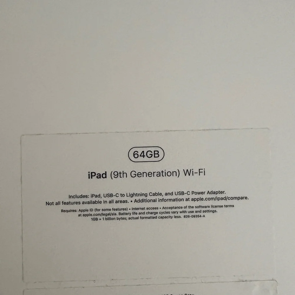 Apple iPad (9th Generation) Space Gray Wi-Fi 64GB